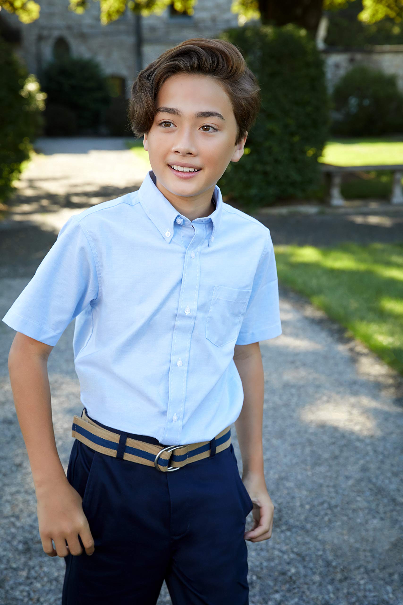 French Toast Boys Pull-on Relaxed Fit School Uniform Pants (Standard & Husky) - Comfortable Stretch Waist Uniform Trousers for School & Play - Perfect for Classroom, Playground & Everyday Wear