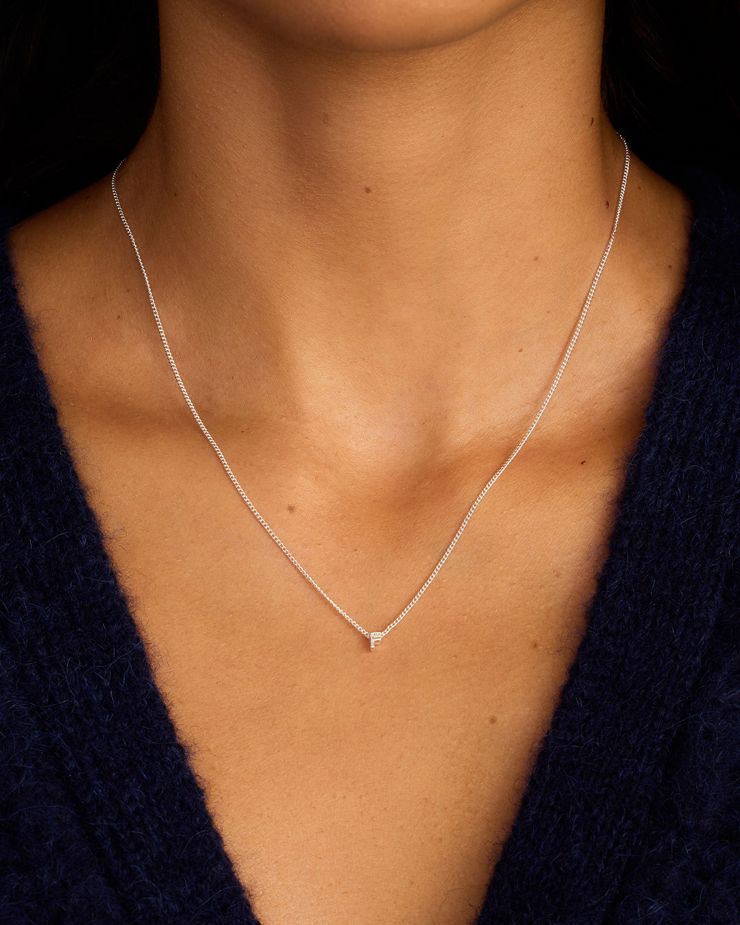 Wilder Mini Alphabet Necklace - Personalized Initial Pendant Jewelry for Women | Perfect Gift for Birthday, Anniversary & Everyday Wear