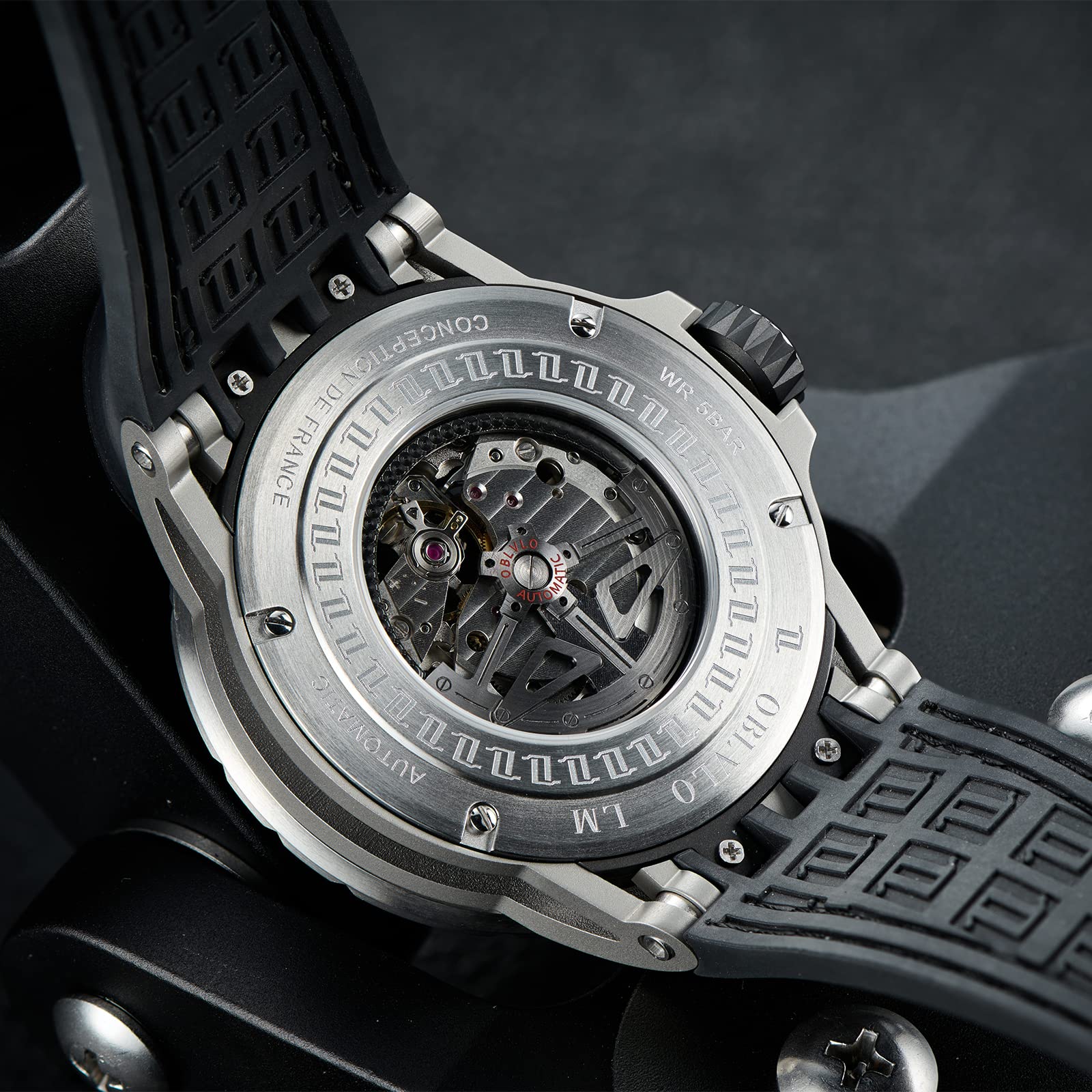 Luxury Automatic Skeleton Dial Steel Watch for Men - Top Brand Designer Wristwatch with Genuine Leather Strap - Perfect for Business, Formal Events & Everyday Wear