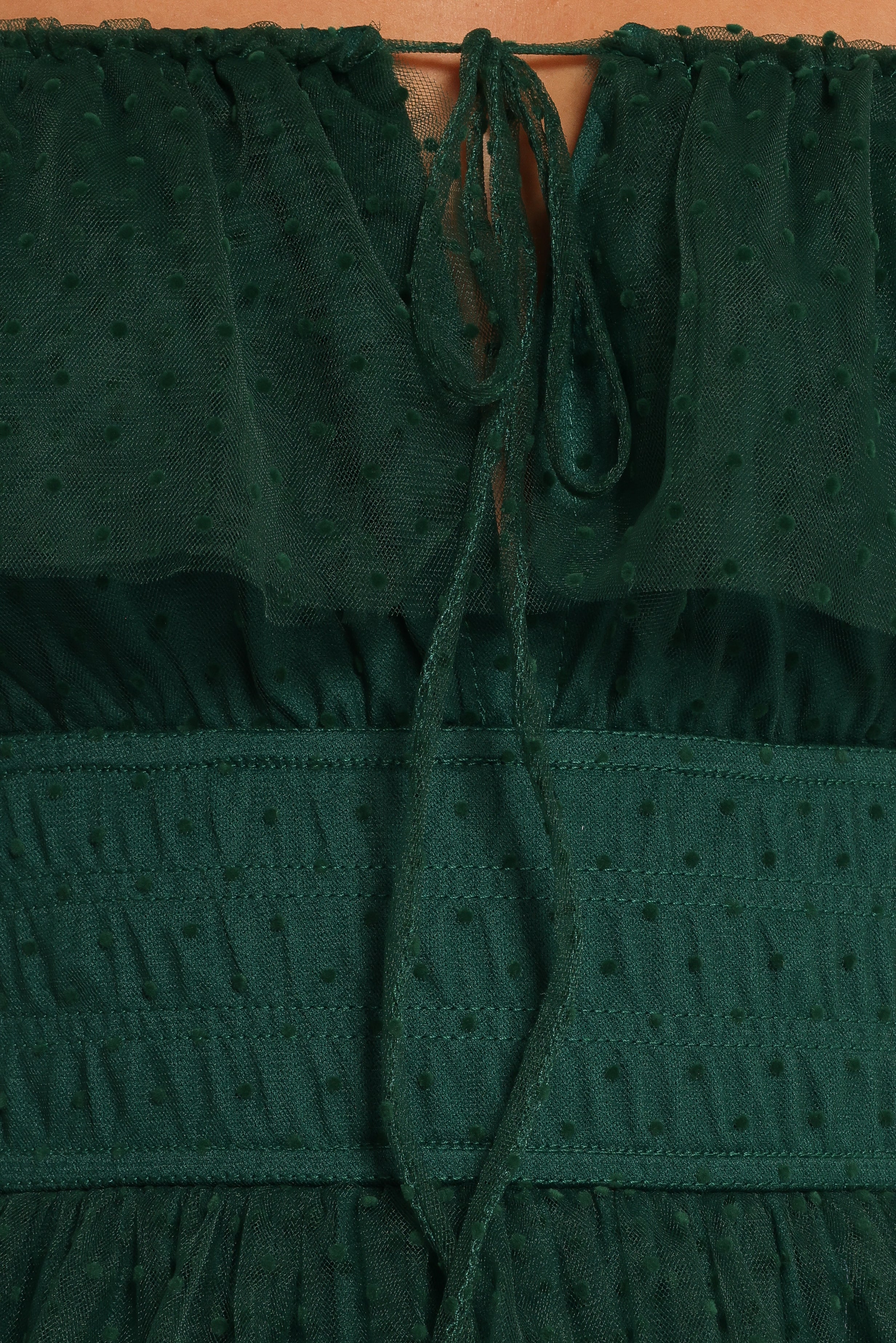 Belle Maxi Dress in Hunter Green - Elegant Long Flowy Dress for Women, Perfect for Weddings, Parties & Summer Outfits