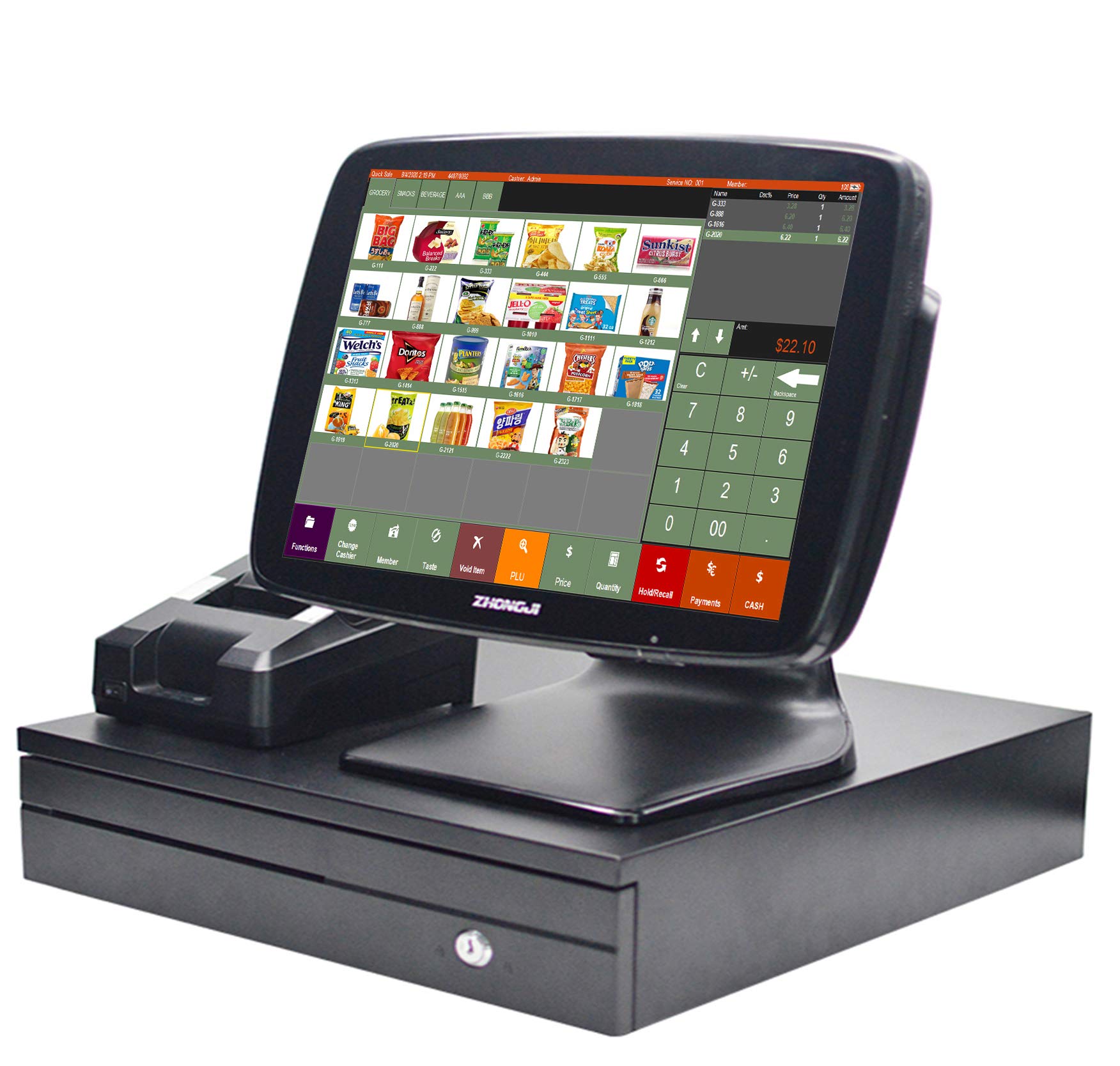 A3 POS Touch System for Retail & Restaurants - Fast Checkout