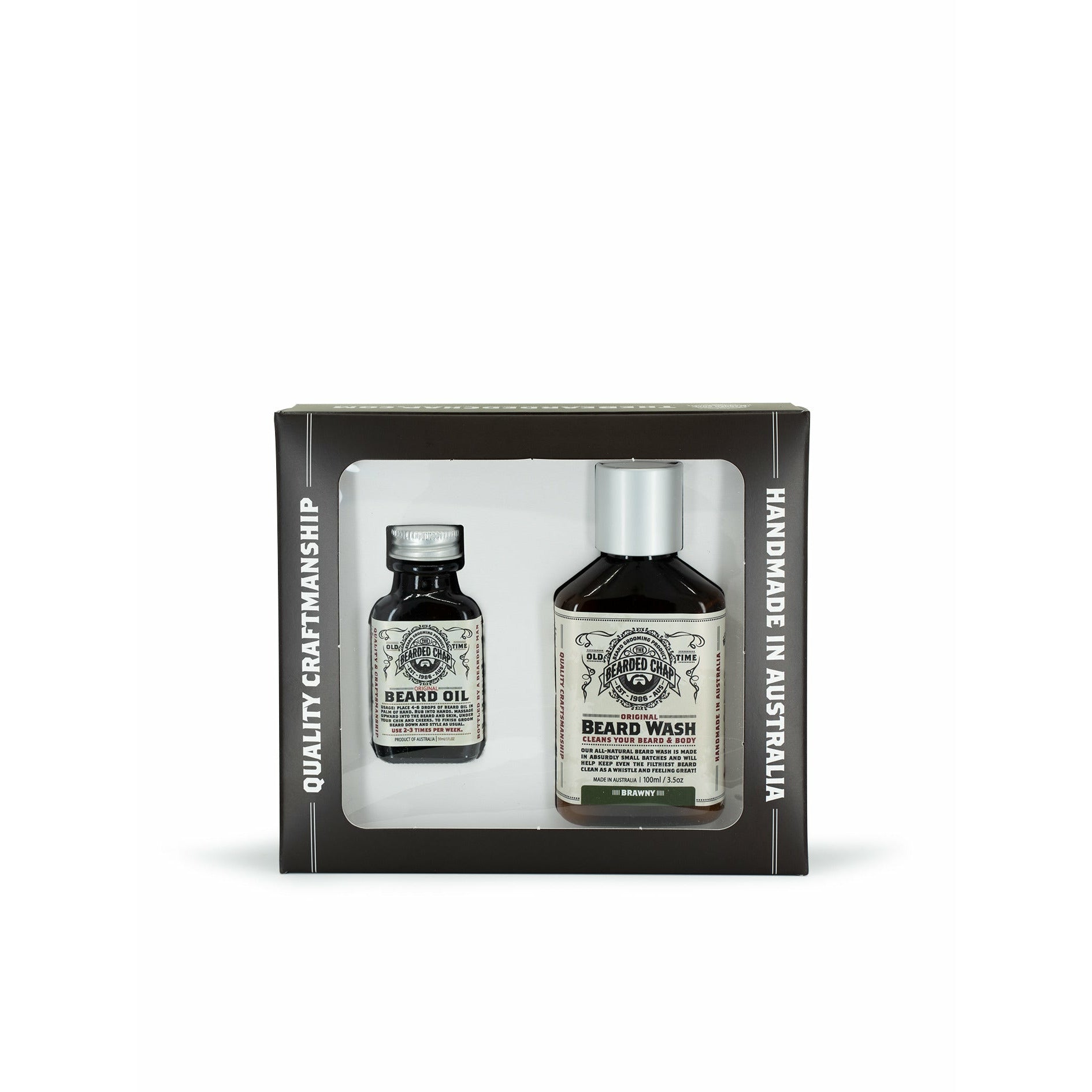 Premium Beard Grooming Kit for Men - 2-in-1 Beard Oil & Balm Set for Softness & Styling - Perfect for Daily Care & Gift Giving
