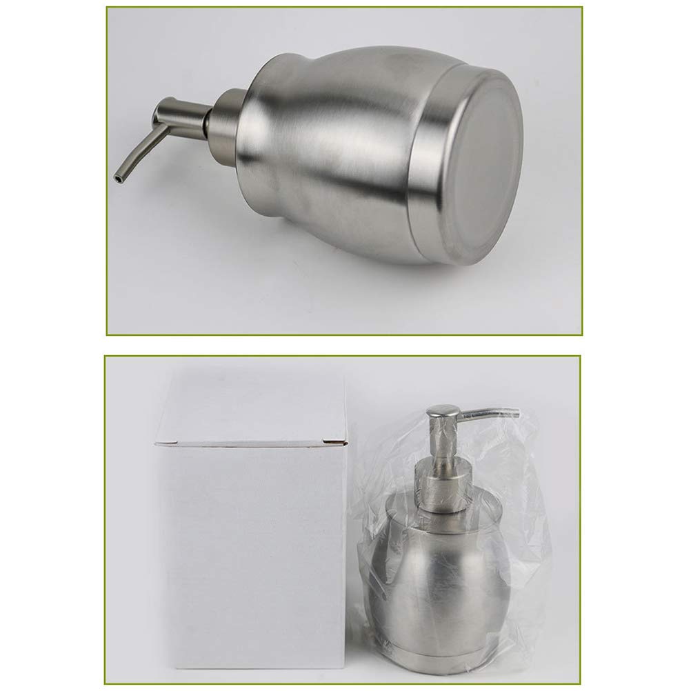 Stainless Steel Shampoo Dispenser Bottle with Pump - Leakproof Refillable Liquid Container for Shower, Bathroom & Travel | Cabilock Hair Care Accessories