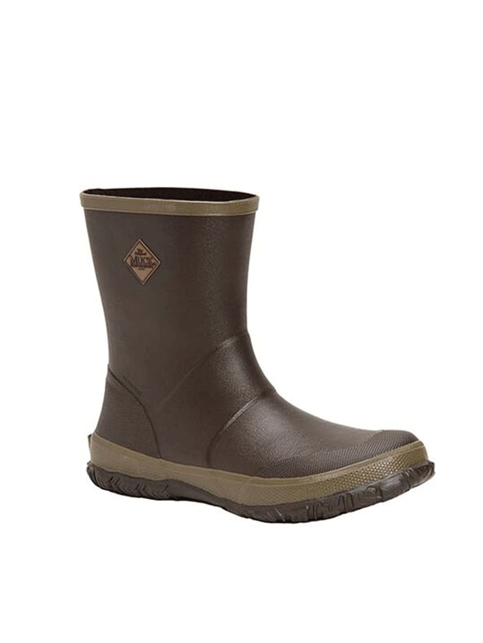 Muck FRM 900 Unisex Forager Mid Dark Brown Waterproof Work Boots - Perfect for Outdoor Hiking, Farming & Heavy Duty Work