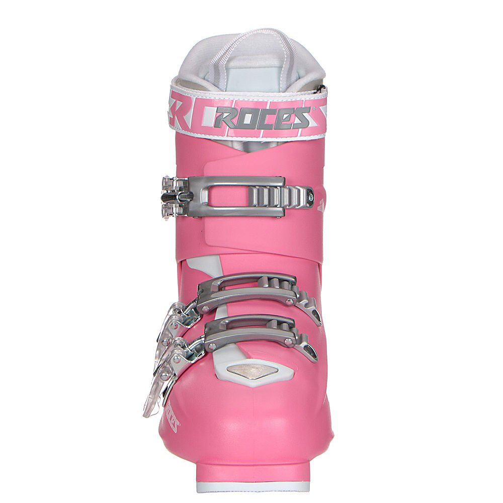Roces Idea Free G Girls Ski Boots - Size 22-25 | Deep Pink | Comfortable & Durable Winter Sports Footwear for Kids | Perfect for Skiing, Snowboarding & Outdoor Winter Activities