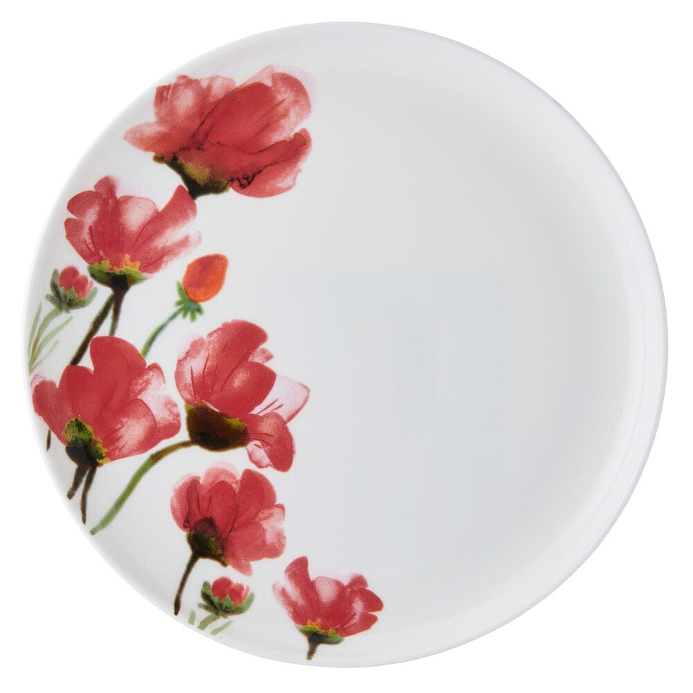 Keira 4-Piece Dinner Plate Set - Elegant Porcelain Plates for Dining, Entertaining & Everyday Use - Perfect for Restaurants, Home Kitchens & Special Occasions