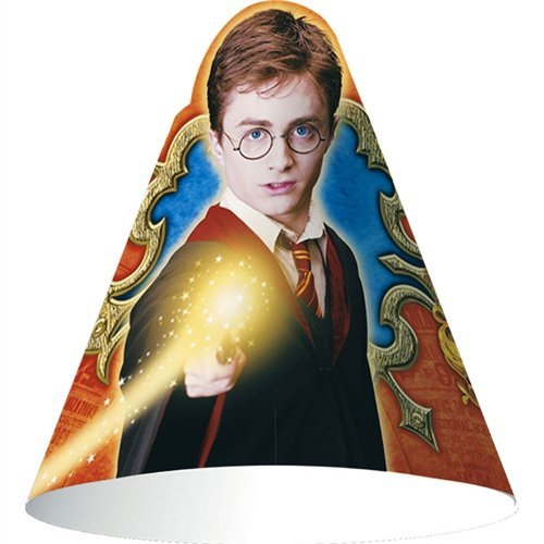 Harry Potter 'Order of the Phoenix' Cone Hats (8-Pack) - Official Licensed Costume Accessories for Halloween, Cosplay & Themed Parties