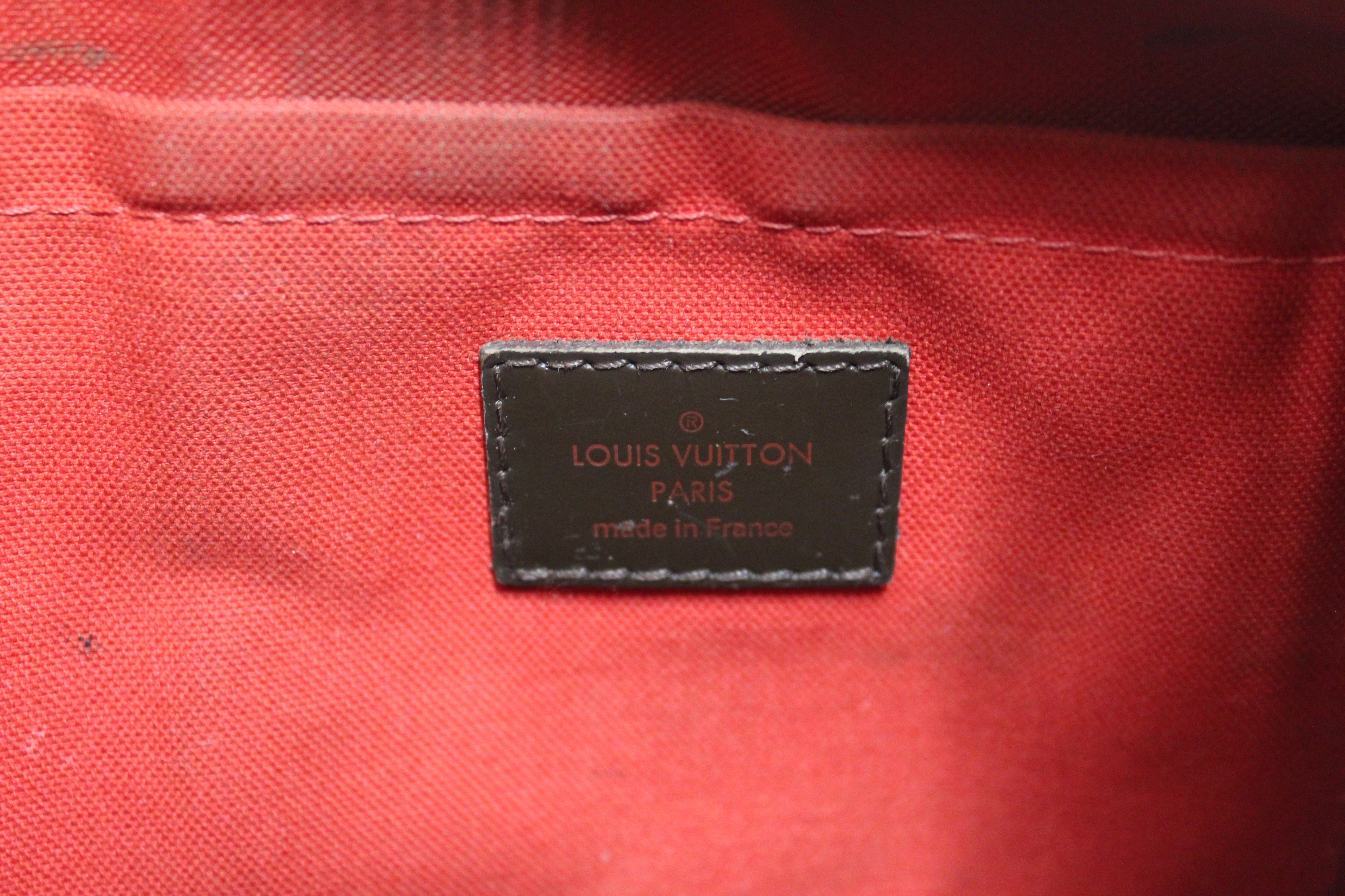 Authentic Louis Vuitton Damier Ebene Thames PM Shoulder Bag for Women - Luxury Designer Crossbody Purse for Work, Travel & Everyday Use