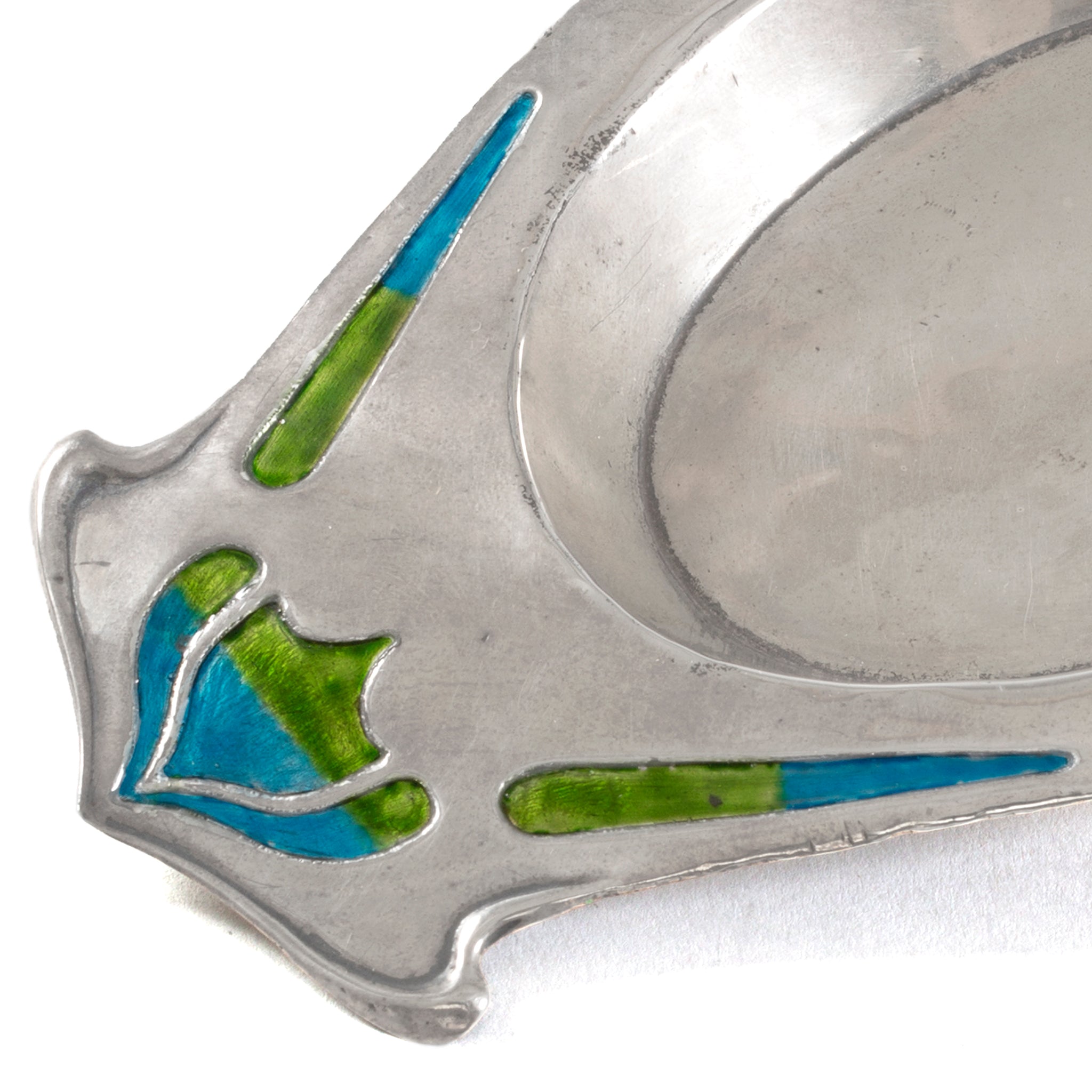 William Hutton & Sons Ltd. Antique Silver & Enamel Serving Dish - Perfect for Elegant Dining, Tea Parties & Collectible Display