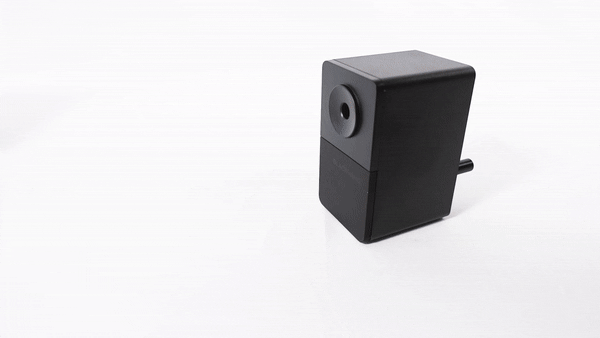 Premium Blackwing Desktop Pencil Sharpener - Matte Black Metal with Auto-Sharpening Brake for Artists, Writers & Professionals - Perfect for Home, Office & Studio Use