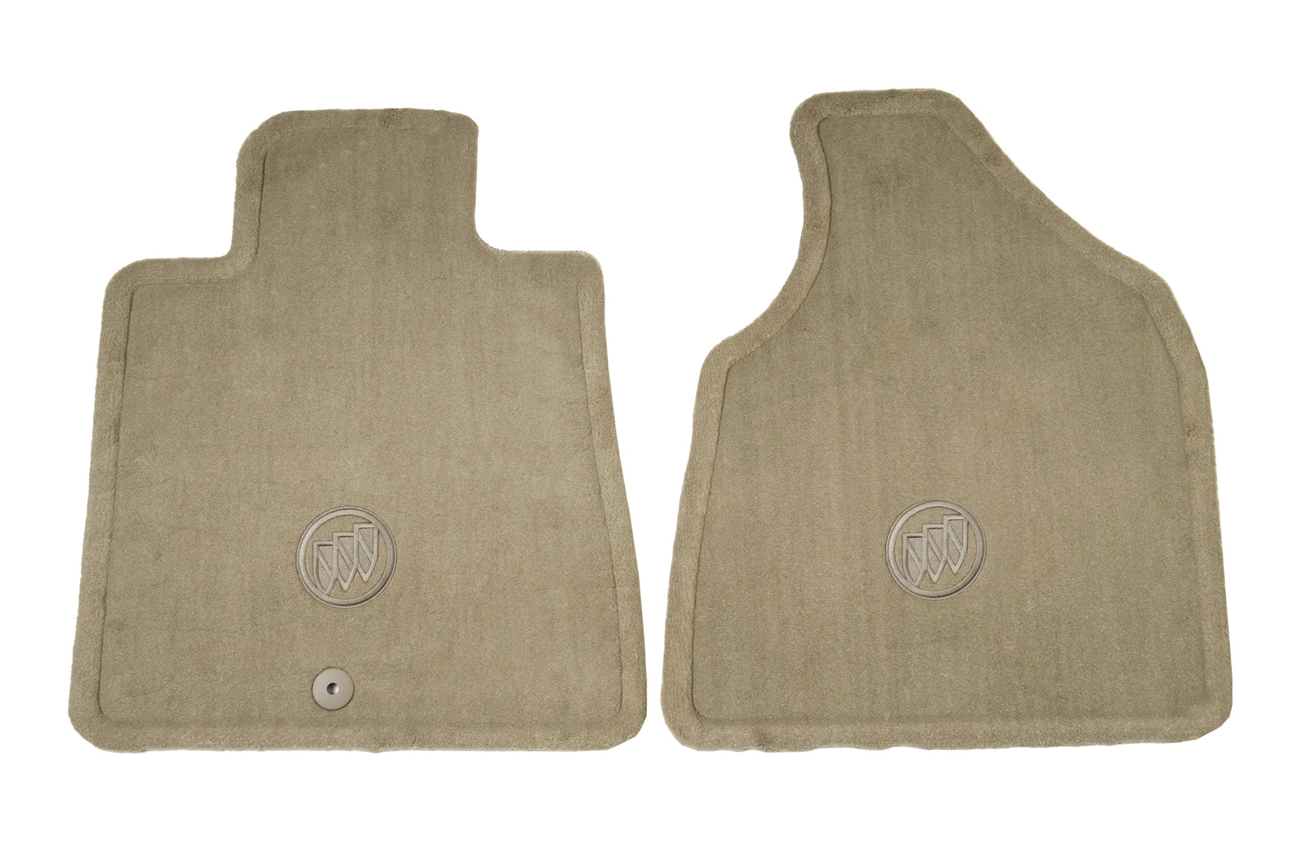Premium Buick Logo Carpeted Floor Mats for GM Vehicles - Cashmere Color, All-Weather Protection & Enhanced Interior Style - Perfect for Buick Enclave, LaCrosse & More