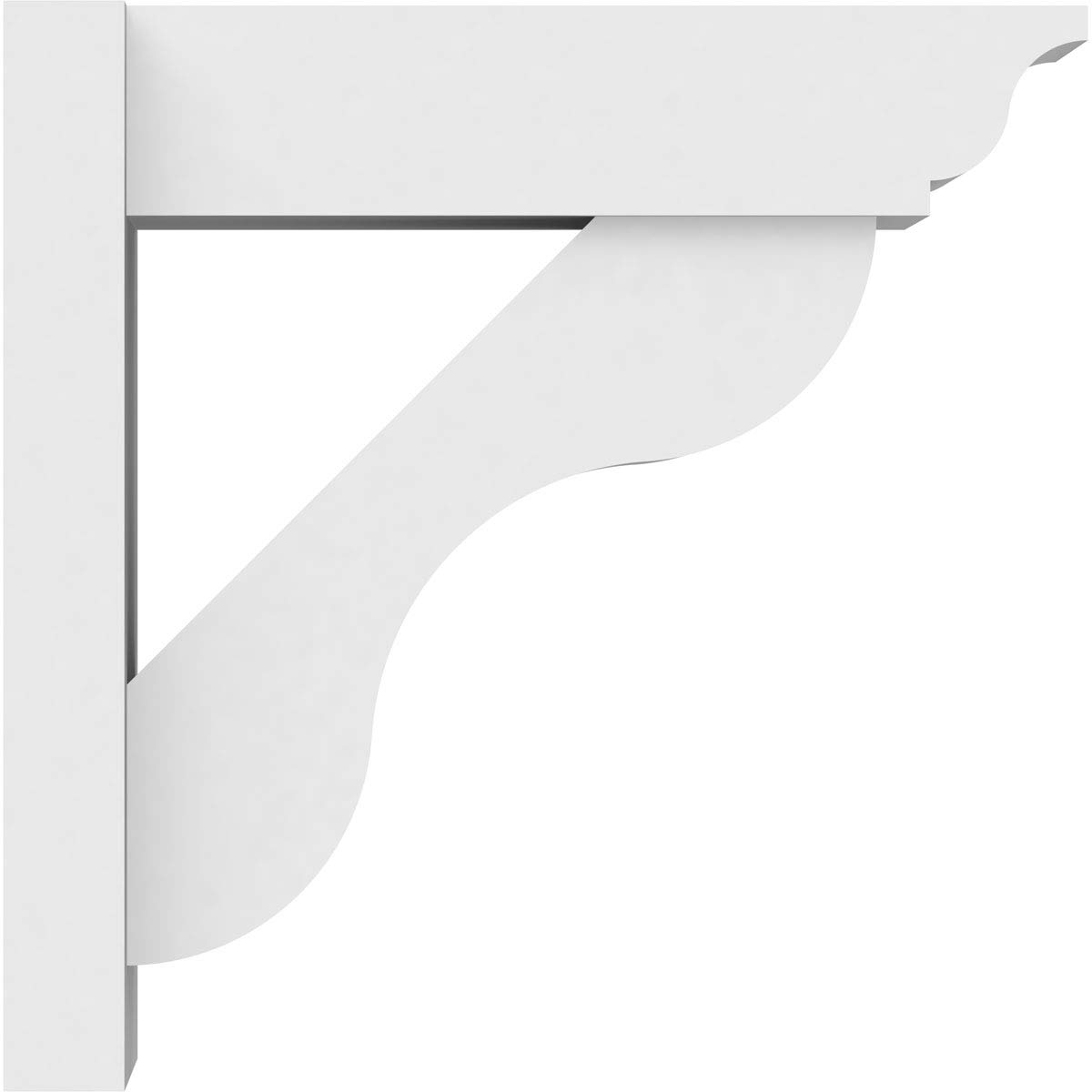 Ekena Millwork OUTP07X18X18CAR01 7
