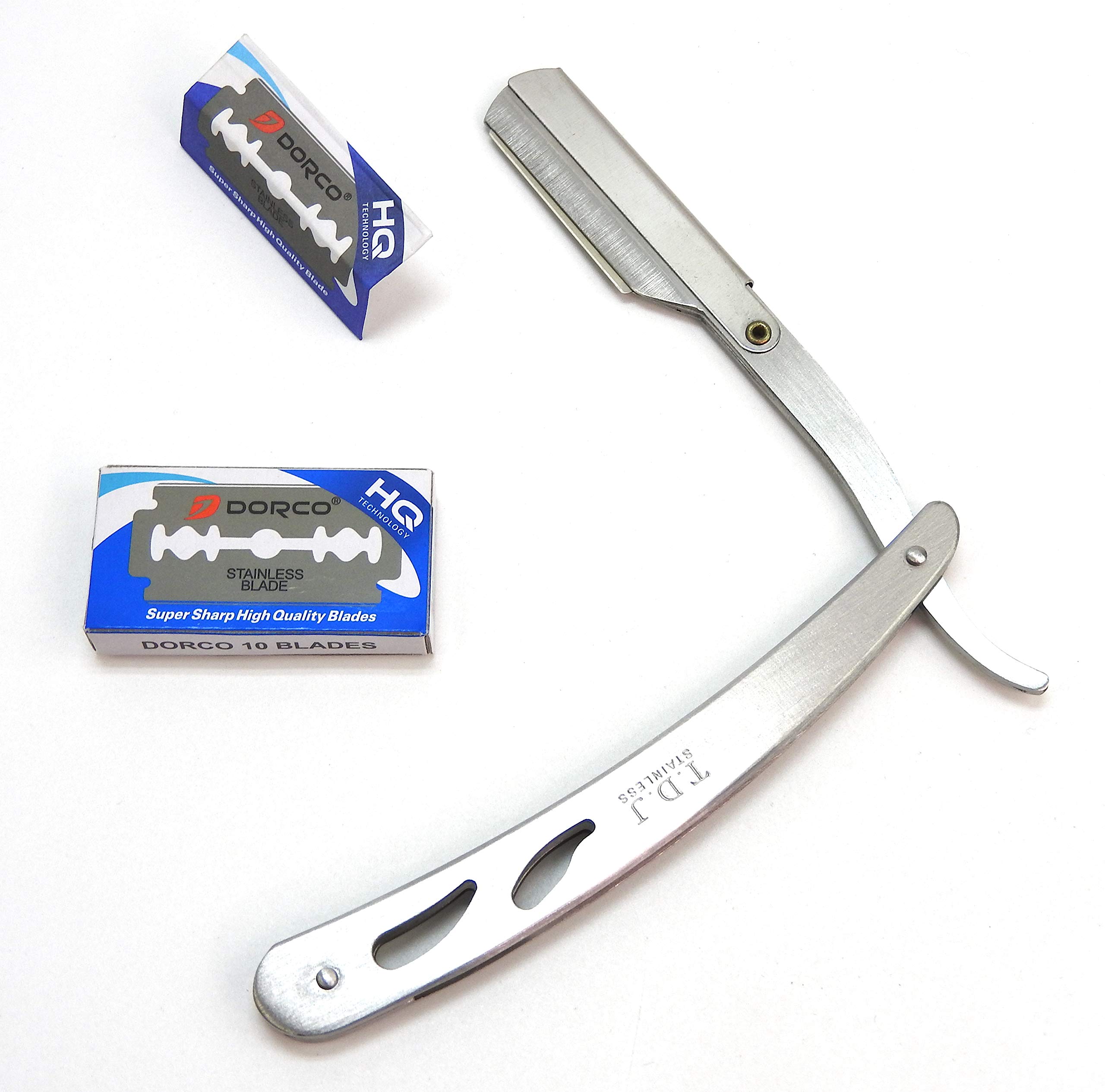 Professional Barber Razors for Men - Sharp Stainless Steel Hair Cutting & Shaving Tools for Precision Grooming at Home or Salon