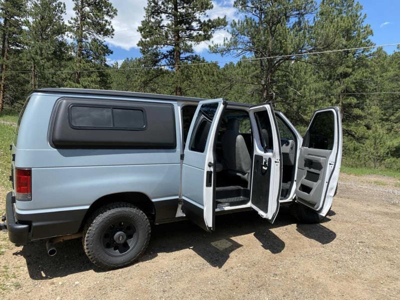 Flarespace Ford E Series Campervan Body Flares - Premium Van Conversion Kit for Ford E-Series Vans | Perfect for Road Trips, Camping & Adventure Travel