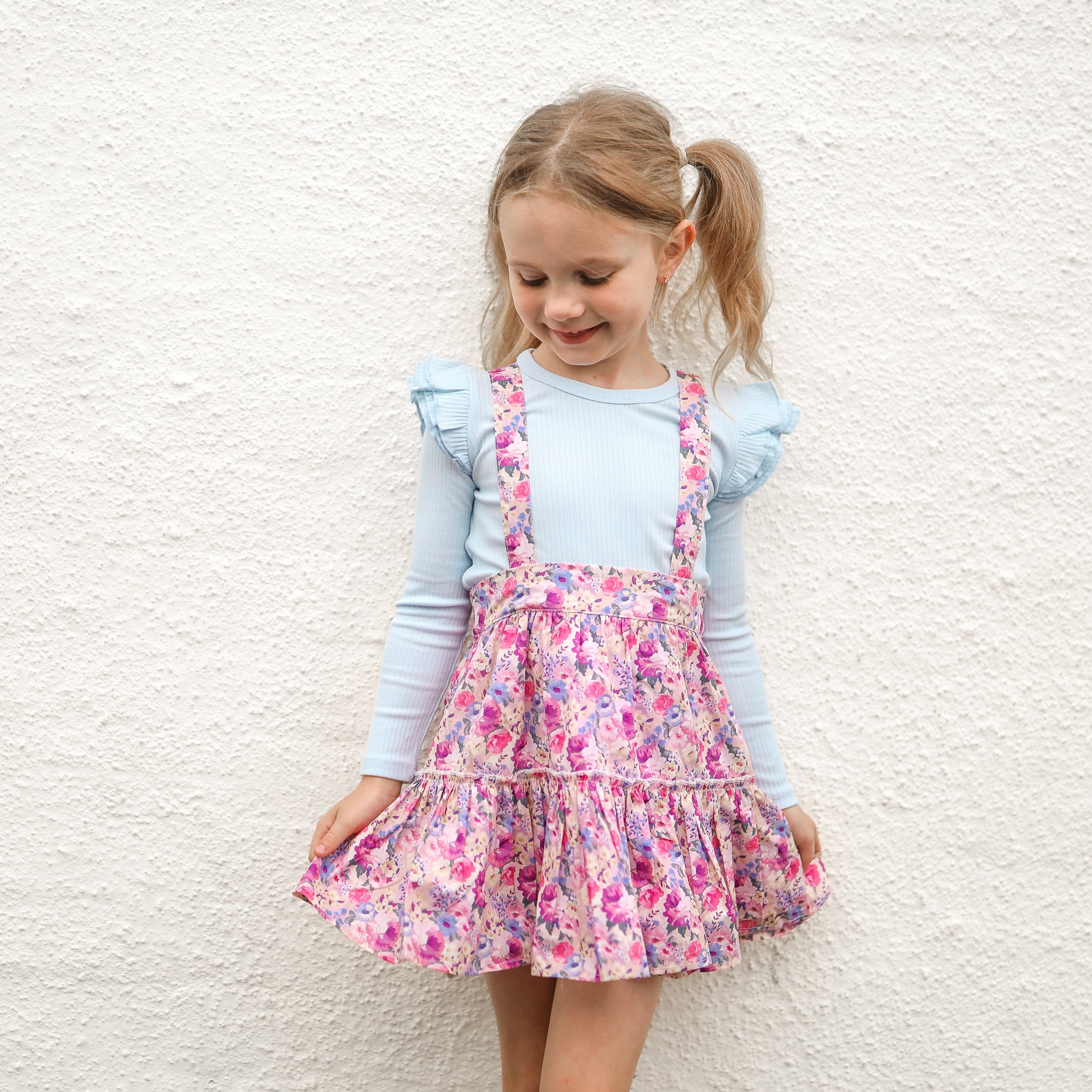 Stylish Ruffle Suspender Skirt by Talulah - Perfect for Casual Outings, Parties & Photo Shoots