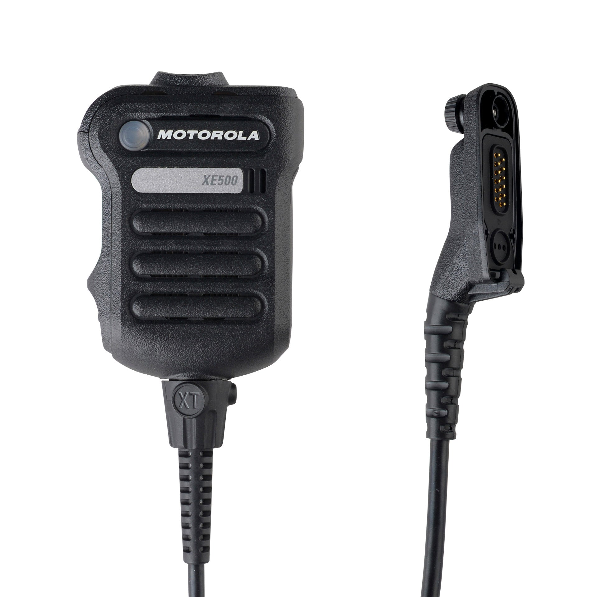 Motorola PMMN4107BBLK Remote Speaker Microphone - Two-Way Radio Accessory for Clear Communication | Perfect for Security, Construction & Outdoor Adventures