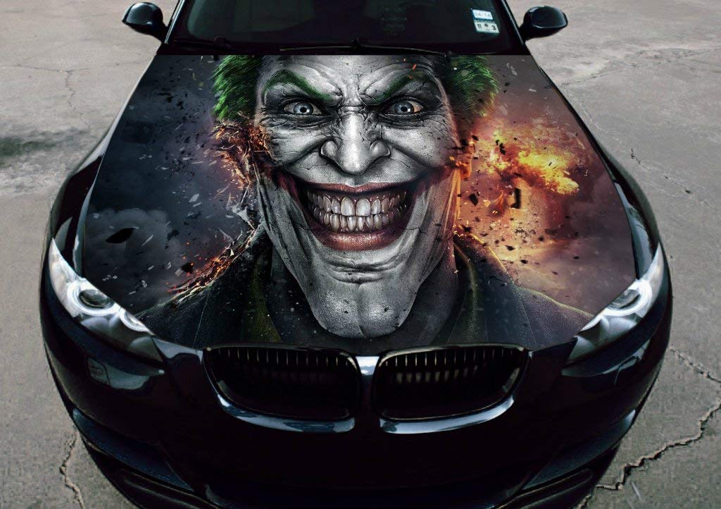 The Joker Car Hood Wrap - 59