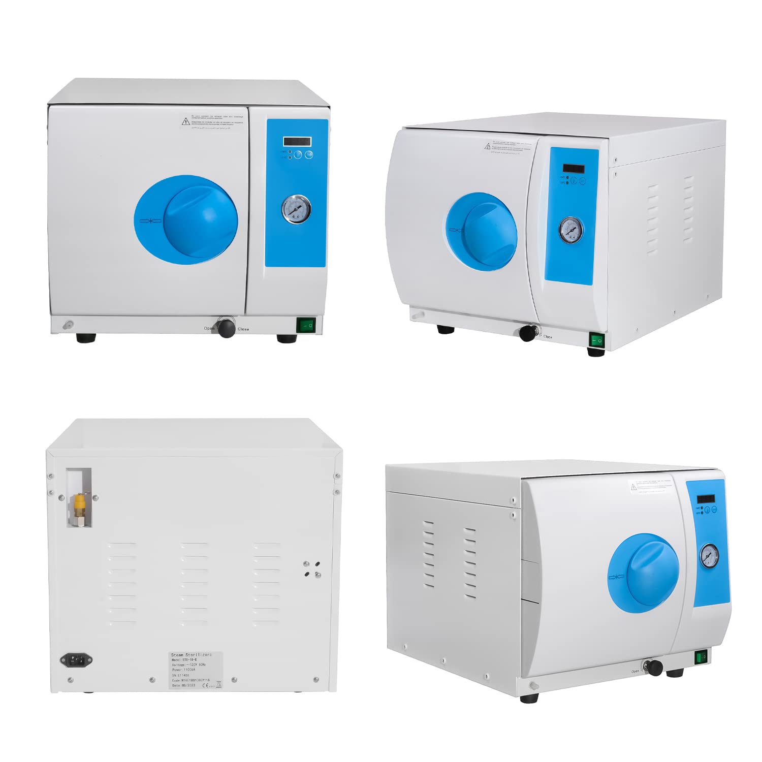 Class N 18L Portable Semi-Automatic Steam Sterilizer with Digital Display - Tabletop Autoclave for Dental, Tattoo & Beauty Tools - Perfect for Clinics, Salons & Home Use