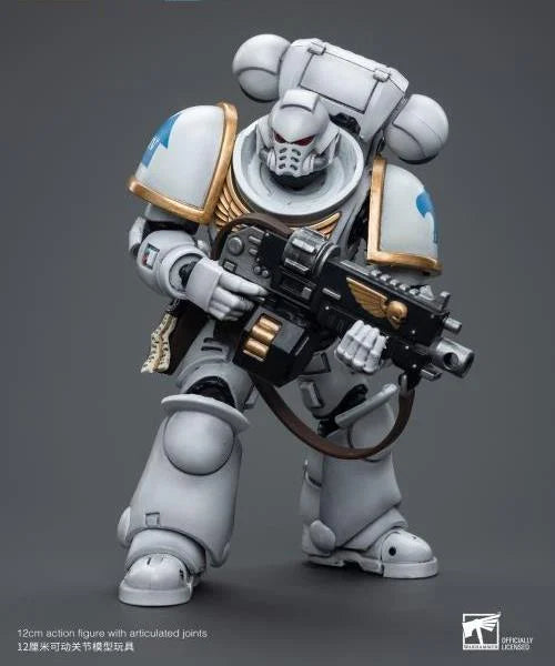 JOYTOY Warhammer 40k Space Marines White Consuls Intercessors Action Figures - 6.5