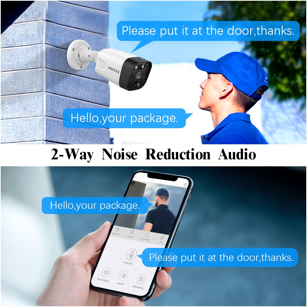 4K PIR POE Security Camera - 8MP Outdoor/Indoor Waterproof Wired Surveillance Camera with Night Vision & POE Extender Kit | Home & Business Security Monitoring System for Driveway, Garage & Property Protection