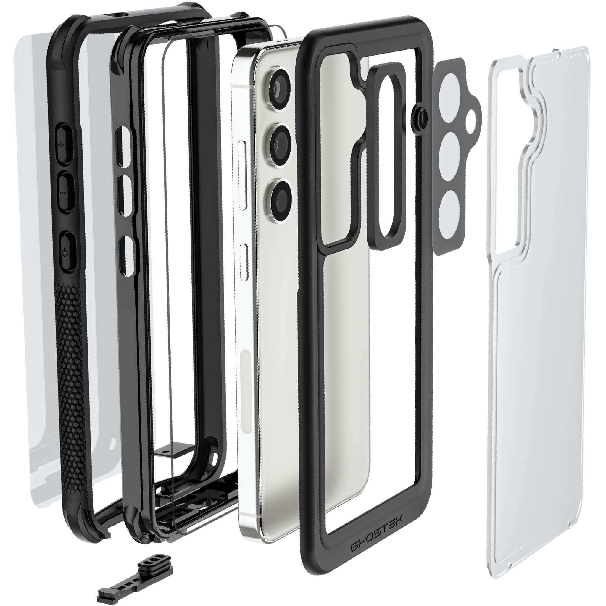 Galaxy S24 Series Waterproof Case with Holster Clip - Shockproof & Dustproof Protection for Samsung S24/S24+/S24 Ultra - Perfect for Outdoor, Swimming, and Water Sports