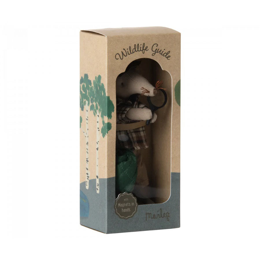 Maileg Wildlife Guide Mouse - Adorable Collectible Toy Mouse for Kids & Nature Lovers | Perfect for Playtime, Educational Gifts & Nursery Decor