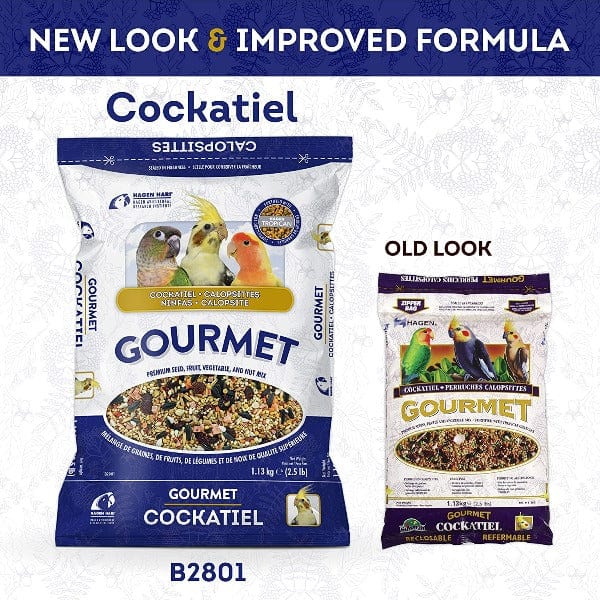 Premium Gourmet Seed Mix for Cockatiels - Nutrient-Rich Bird Food for Parrots & Small Birds - Perfect for Daily Feeding & Training Treats