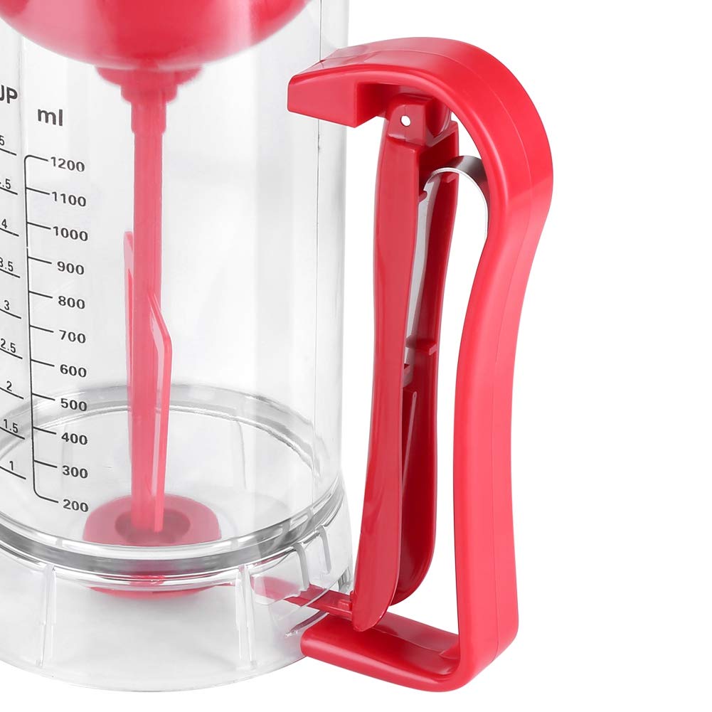 Cordless Electric Batter Mixer Dispenser - Battery Powered Pancake, Cupcake & Waffle Batter Maker Machine - Perfect for Breakfast, Baking & Party Food Prep