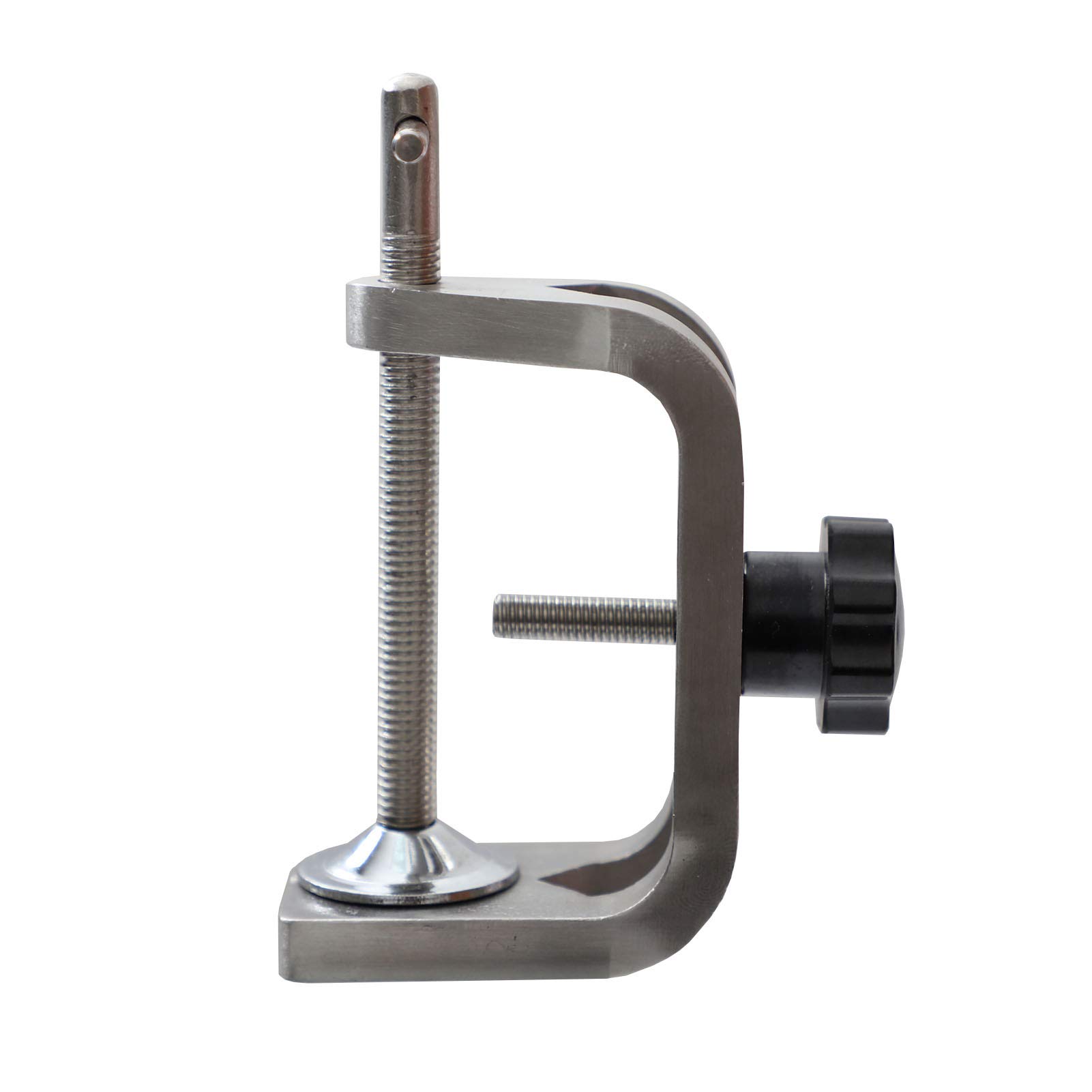 Stainless Steel Adjustable G-Clamp & C-Clamp for Table Desk - Heavy Duty Lab Clamp Holder with Surface Polishing - Perfect for Workbenches, DIY Projects & Crafting