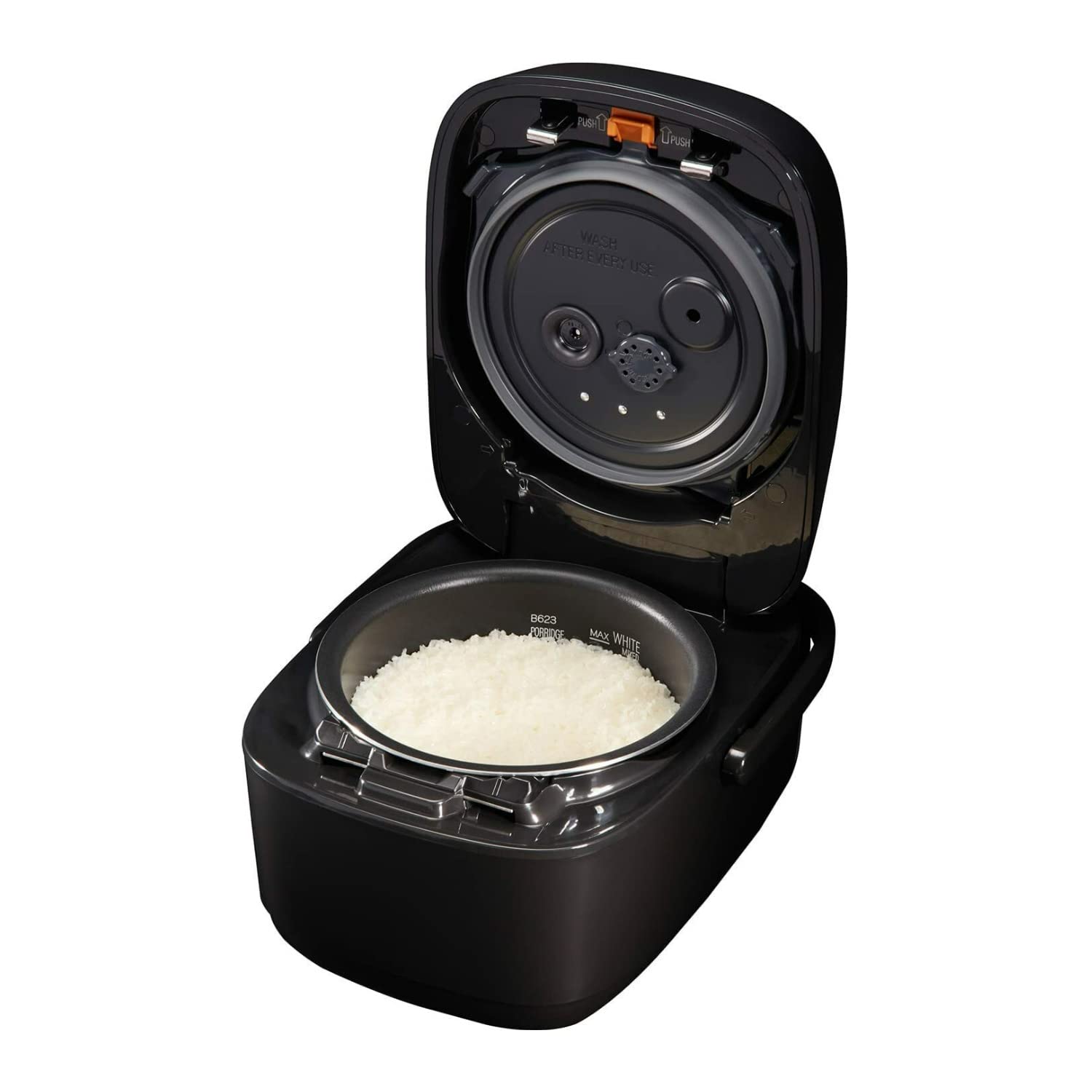 Zojirushi NW-JEC18BA 10-Cup Pressure Induction Heating Rice Cooker & Warmer - Perfect for Home Kitchens, Meal Prep, and Asian Cuisine