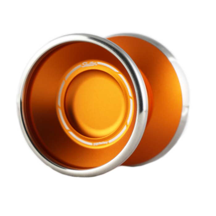 YoYoFactory Shutter BI METAL Yo-Yo - Professional Unresponsive Metal Yoyo for Advanced Players - Perfect for Competition, Tricks & Performance
