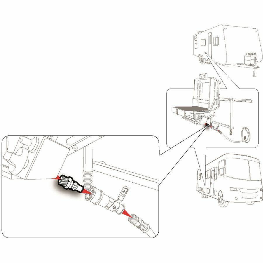 OLYMPIAN PROPANE QUICK CONNECT FITTING - 1/4