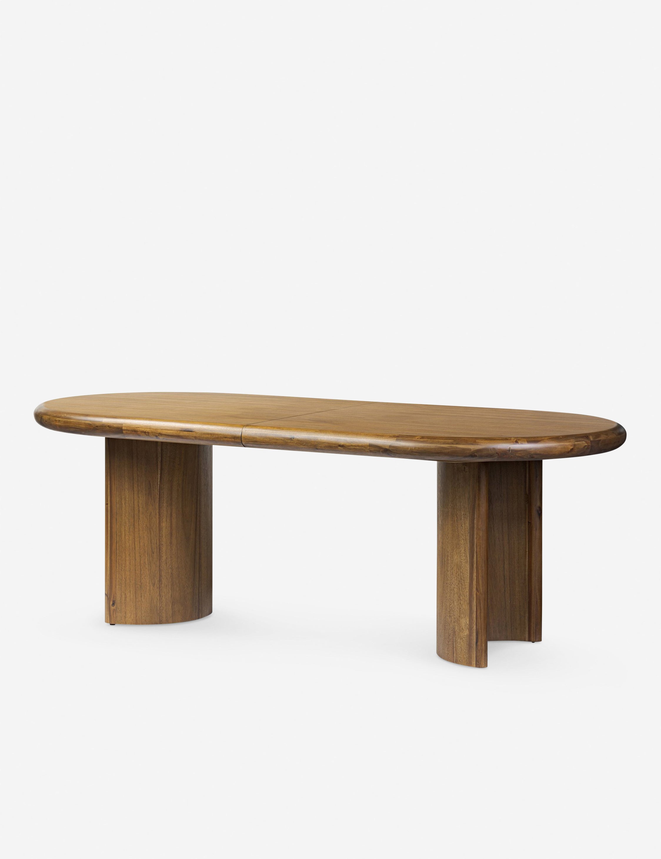Extendable Oval Dining Table - Expandable Wooden Kitchen Table for 6-8 People - Perfect for Small Spaces & Family Gatherings