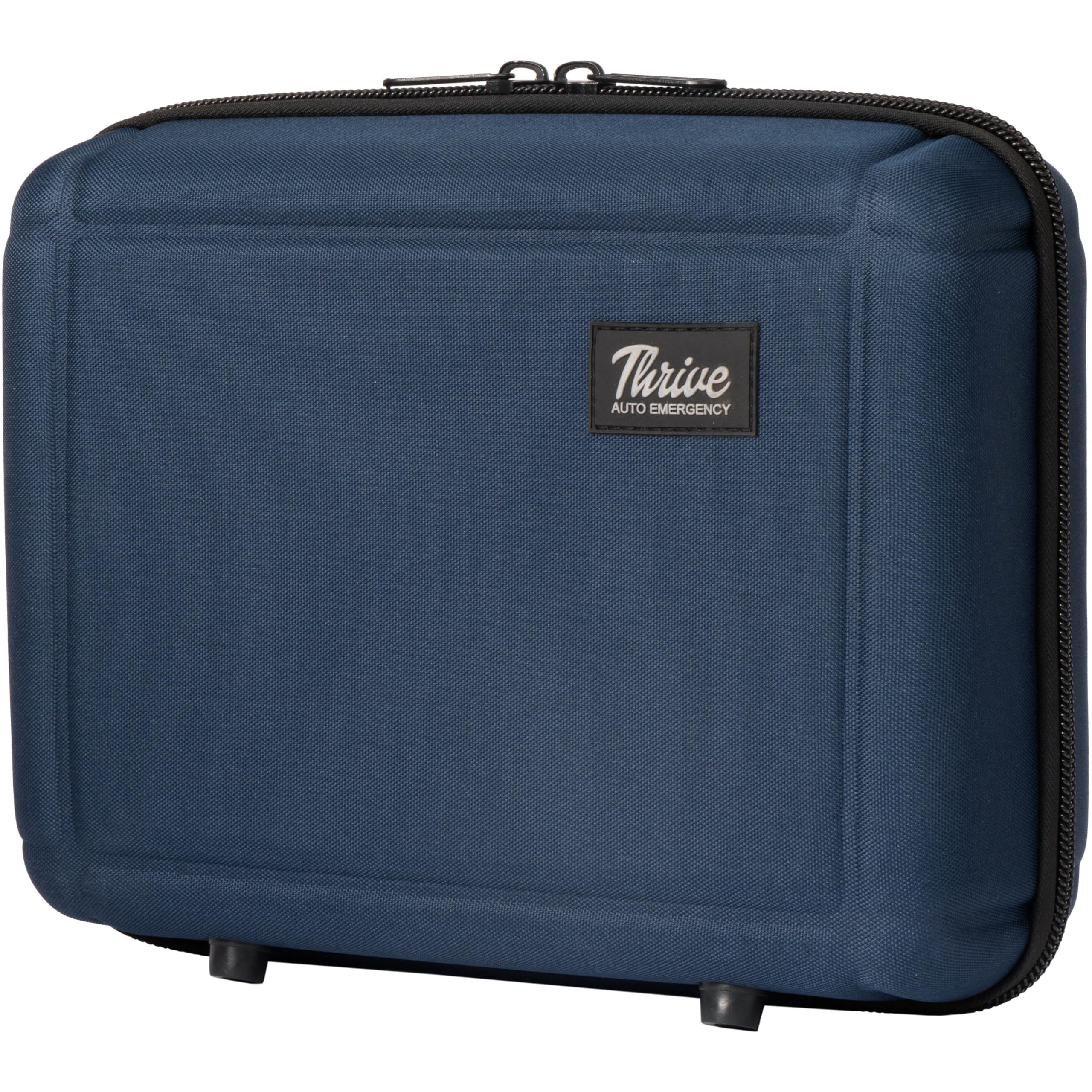 Thrive 104-Piece Emergency Car Kit for Roadside Assistance - Includes Jumper Cables, First Aid Kit & Essential Tools (Navy Shell Case) - Perfect for Road Trips, Winter Driving & Vehicle Emergencies