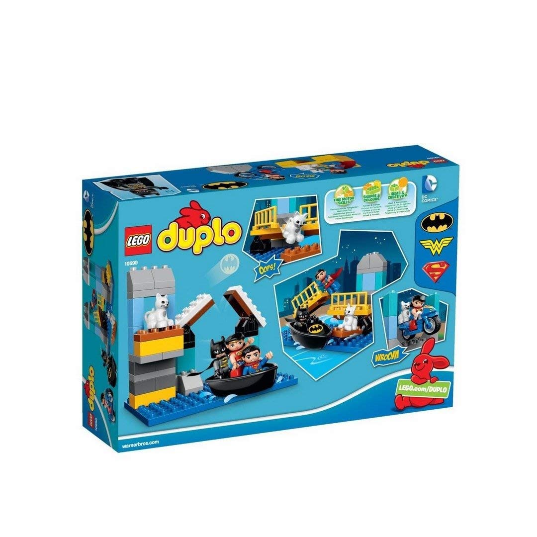 LEGO Duplo Super Heroes Batman Adventure Building Kit - 47 Piece Construction Toy for Kids | 10599 | Creative Play & Early Learning for Toddlers