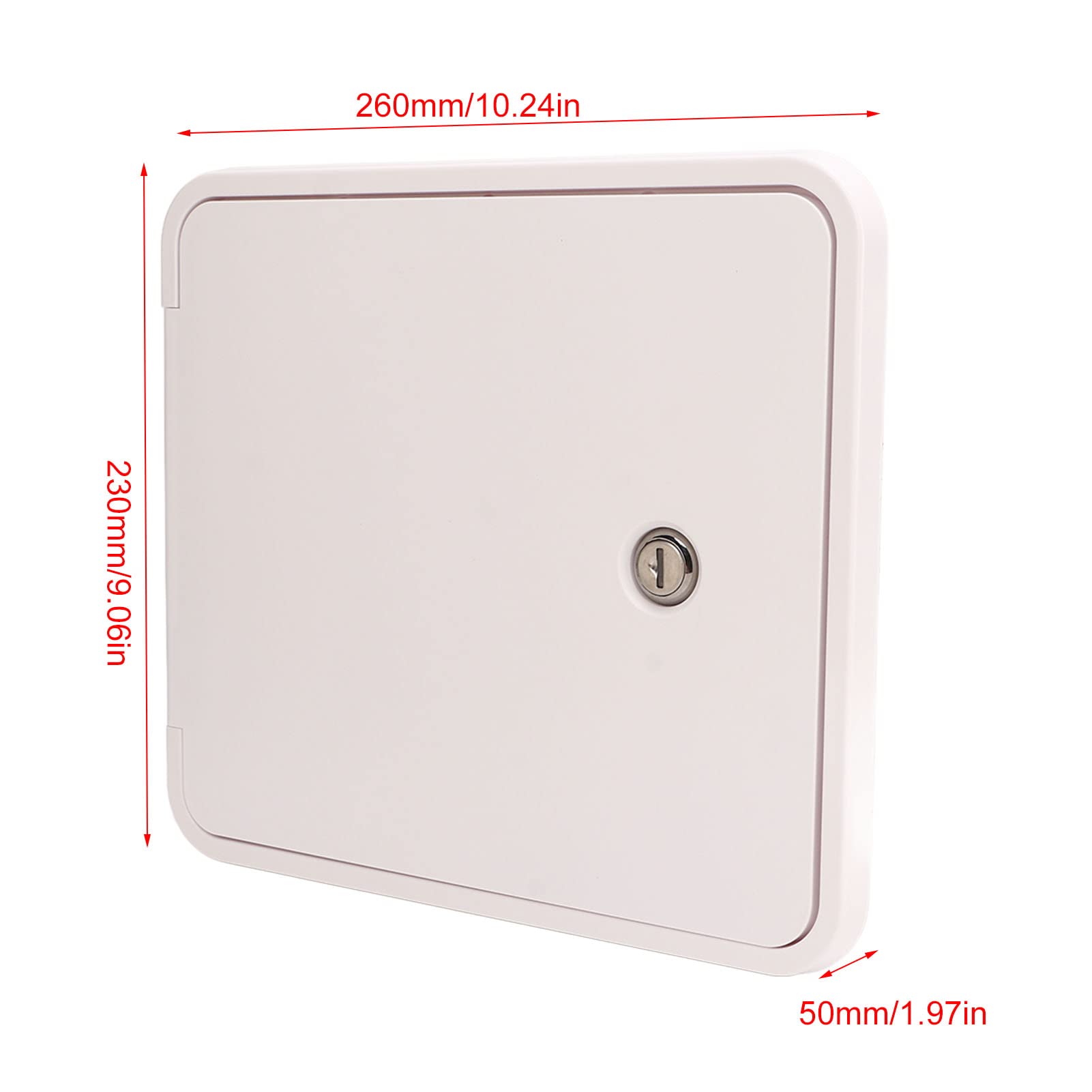 Power Cable Hatch - Electrical Access Door for RV, Boat, Trailer & Motorhome - Durable Cord Management Solution for Outdoor & Marine Use