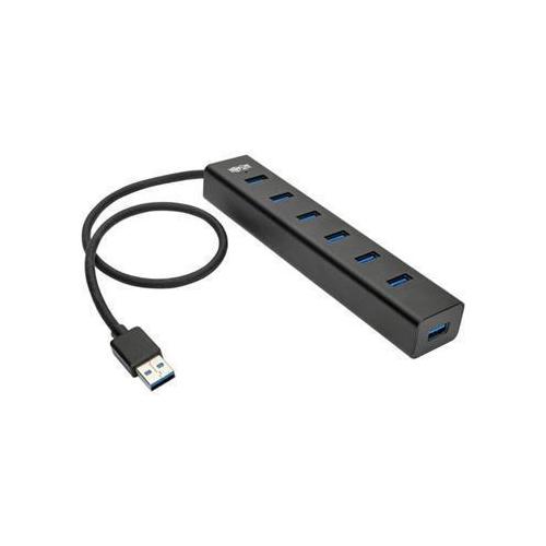 7-Port USB 3.0 SuperSpeed Hub with 5Gbps Data Transfer - High-Speed USB Splitter for Laptop, PC, Mac - Perfect for Home Office, Gaming & Multiple Device Charging