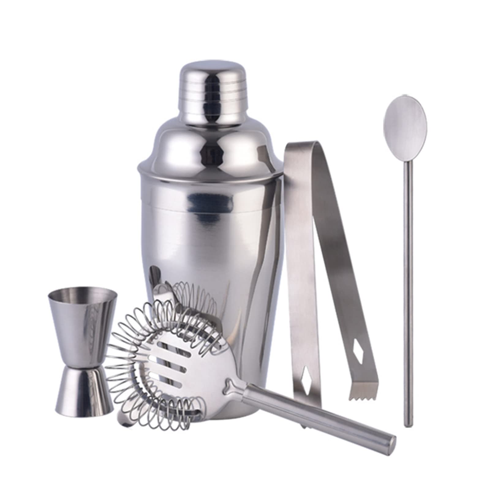 Professional 11-Piece Stainless Steel Cocktail Shaker Set - Boston Style Bartender Kit with Stand | Home Bar Accessories for Mixing Cocktails, Outdoor Parties & Events | Perfect for Home Bars, Weddings & Entertaining Guests