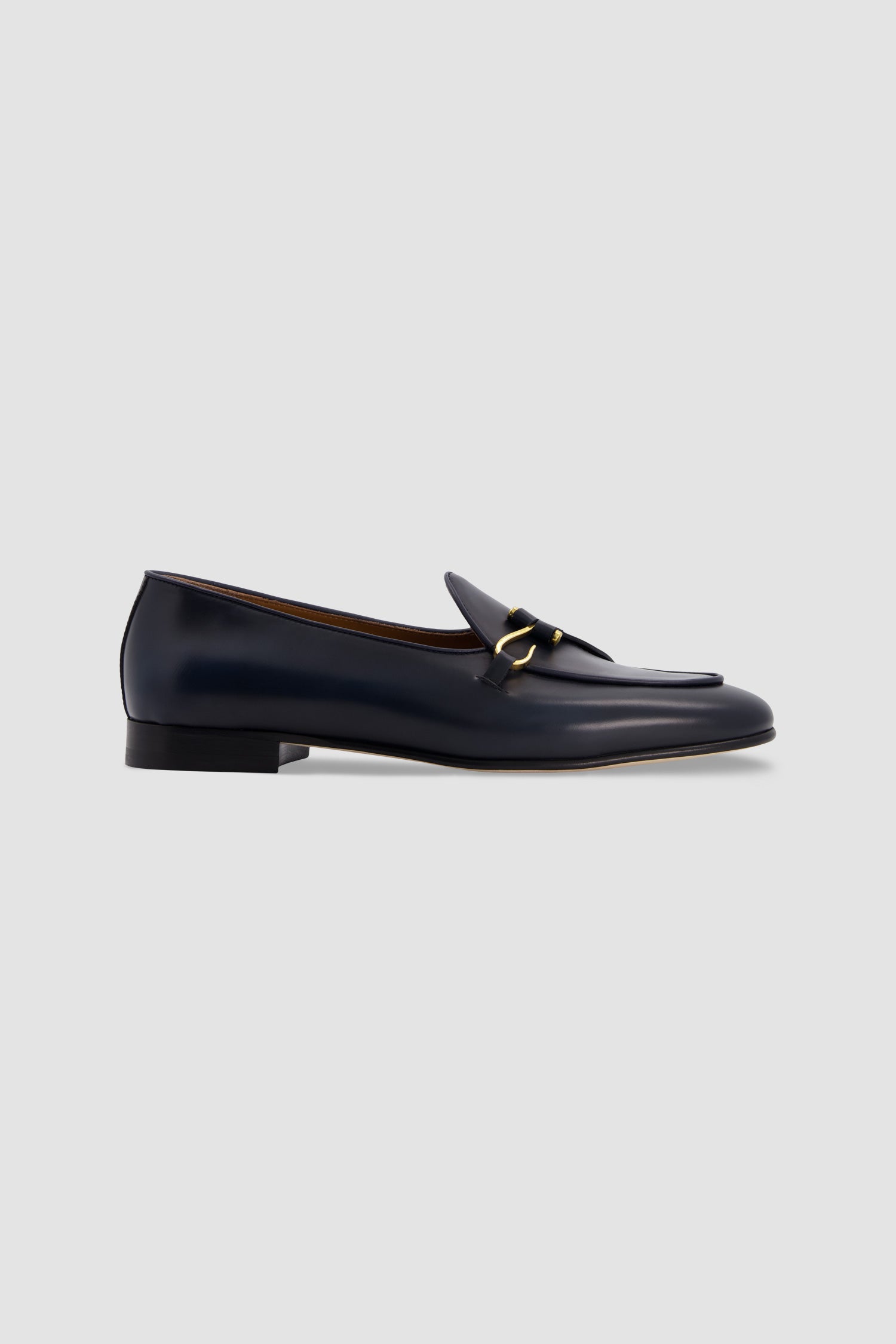 Edhen Milano Comporta Blue Leather Loafers for Men - Italian Genuine Leather Slip-On Shoes - Comfortable Casual & Business Dress Shoes for Office, Travel & Formal Occasions
