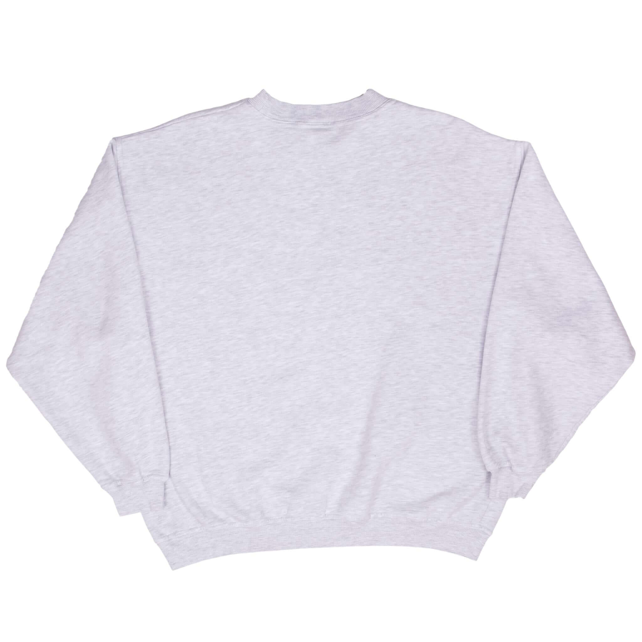 Vintage Fila Embroidered Grey Sweatshirt 1990s XL - Retro 90s Streetwear for Men & Women | Perfect for Casual Wear, Gym, and Urban Fashion