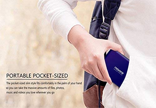 Maxone 160GB Portable External Hard Drive USB 3.0 - Ultra Slim 2.5