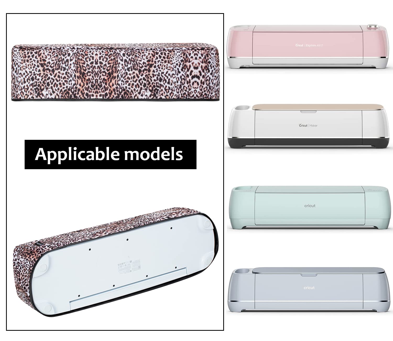 Premium Dust Cover for Cricut Maker 3/Maker/Explore Air 2 - Protective Machine Cover with Storage Pockets for Tools, Pens & Accessories | Perfect for Scrapbooking, DIY Crafts & Die-Cut Projects
