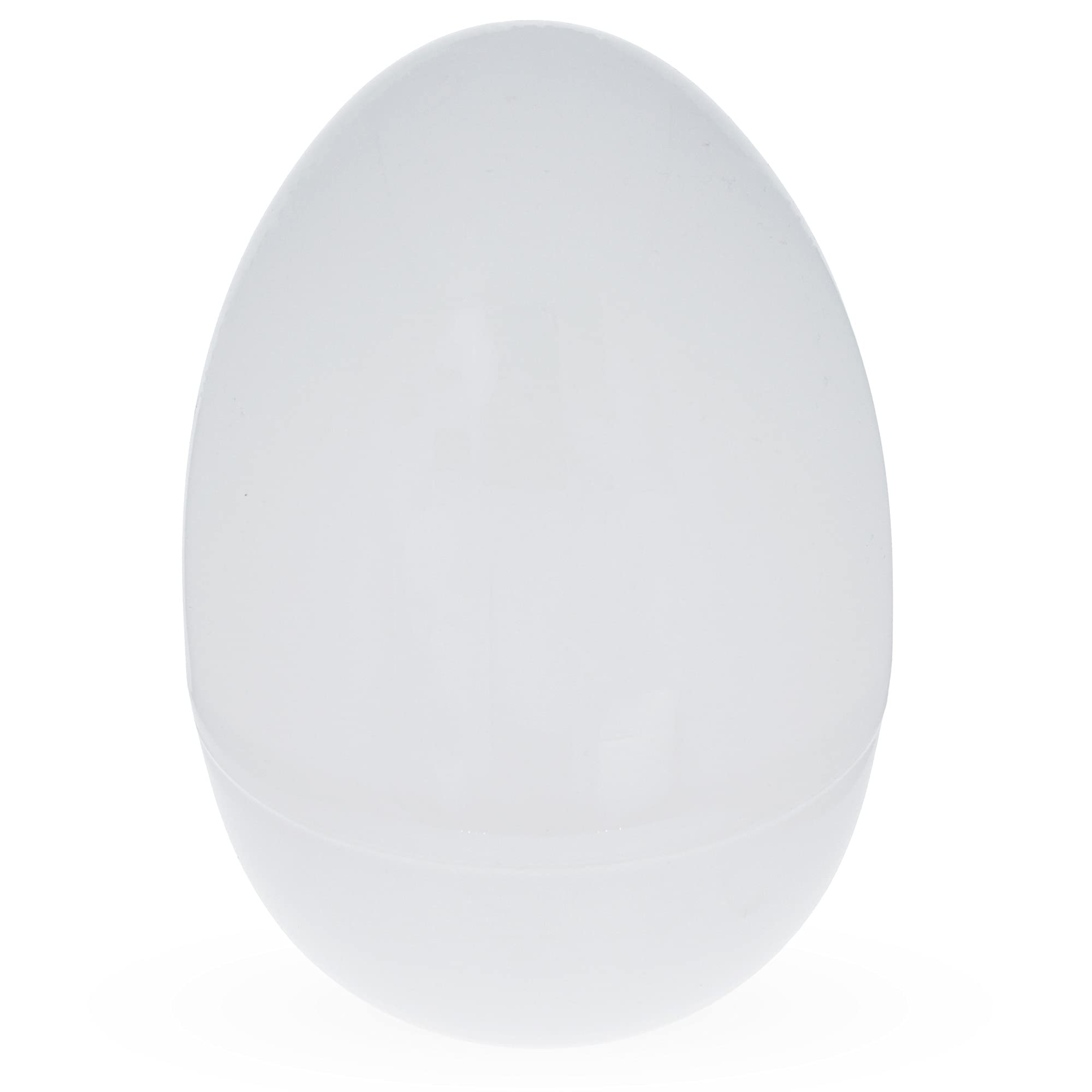 2-Pack White Plastic Jumbo Easter Eggs - 10