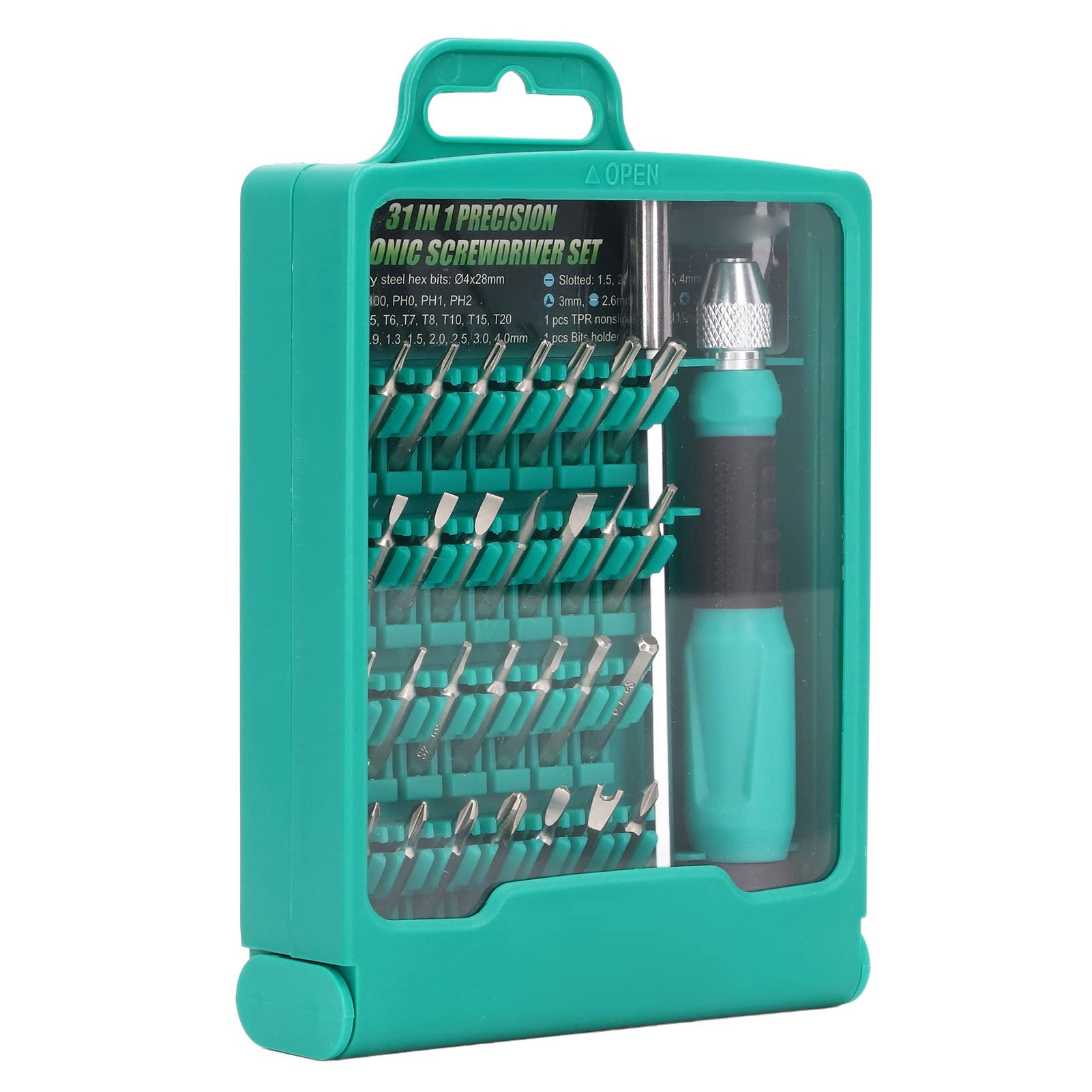 Premium Screwdriver Bit Set - 42-Piece Alloy Steel Driver Bits Kit with TPR Handle for Firm Fixing & Accurate Positioning | Ideal for Home Repair, DIY Projects, and Professional Use