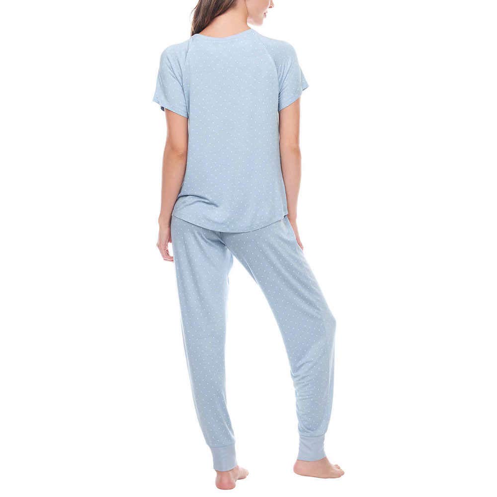 Honeydew Women's 2-Piece Jersey Pajama Set - Soft Lounge Pants & Top for Sleep, Relaxation & Home Comfort