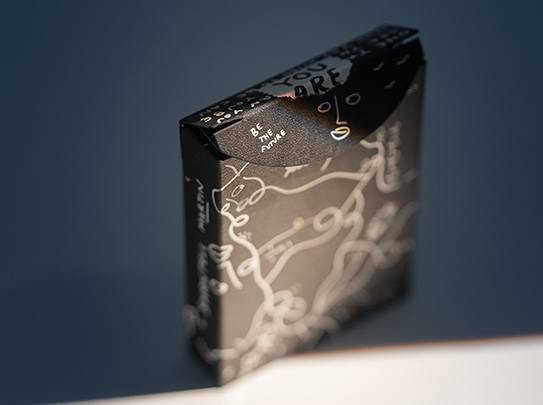 Shantell Martin Playing Cards by Theory11 - Premium Black Deck for Card Games, Magic Tricks & Collectibles | Unique Art Design for Poker, Bridge & Cardistry Enthusiasts