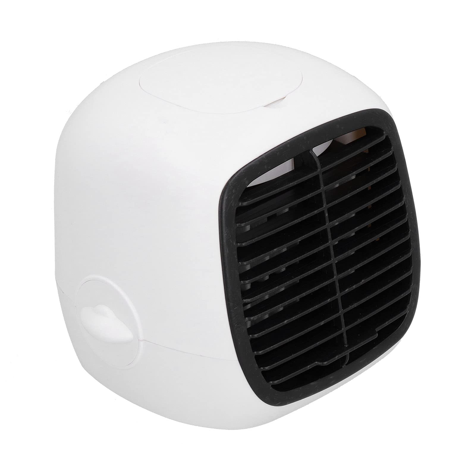 Hztyyier Portable Air Conditioner - 2-in-1 USB Desktop Air Cooler with Charging Function | Personal Cooling Fan for Dorm, Home, Office, Car Camping | Compact & Energy Efficient White AC Unit | Perfect for Small Spaces, Work Desks & Travel Use