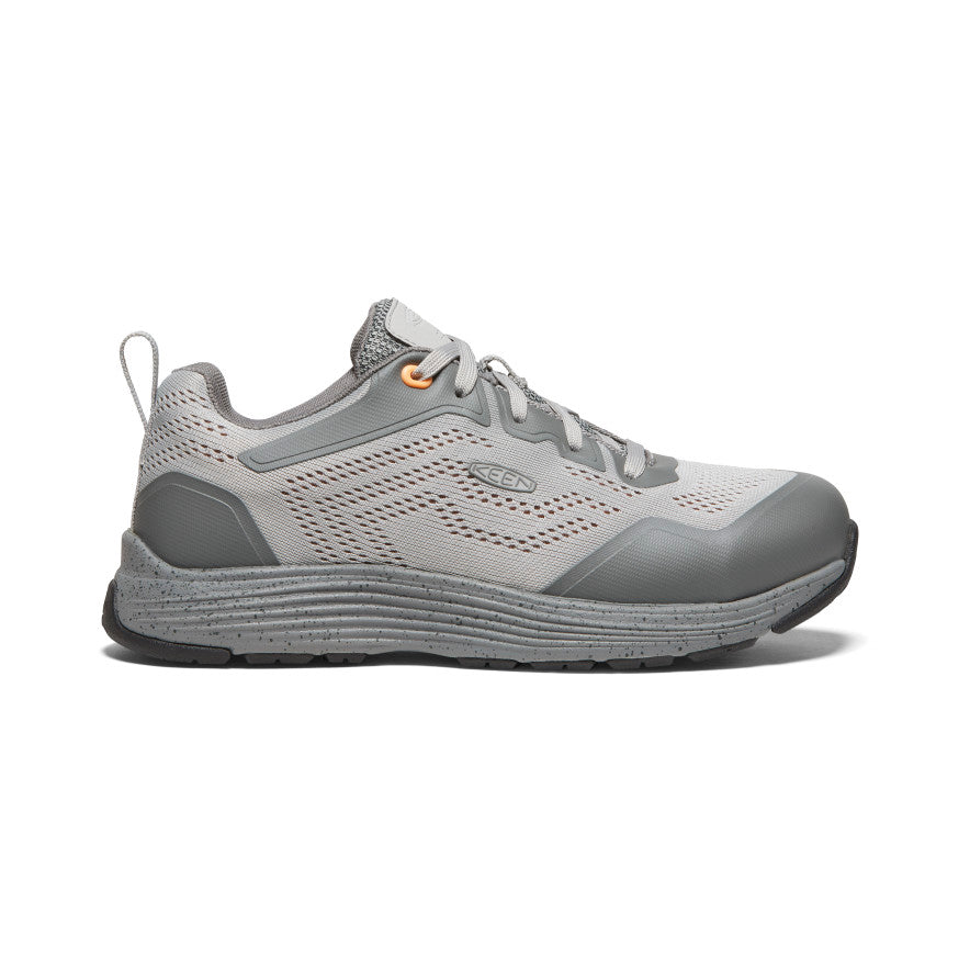 Sparta 2 ESD Aluminum Toe Safety Shoes for Women - Drizzle/Papaya | Slip-Resistant Work Boots for Electricians & Industrial Workers