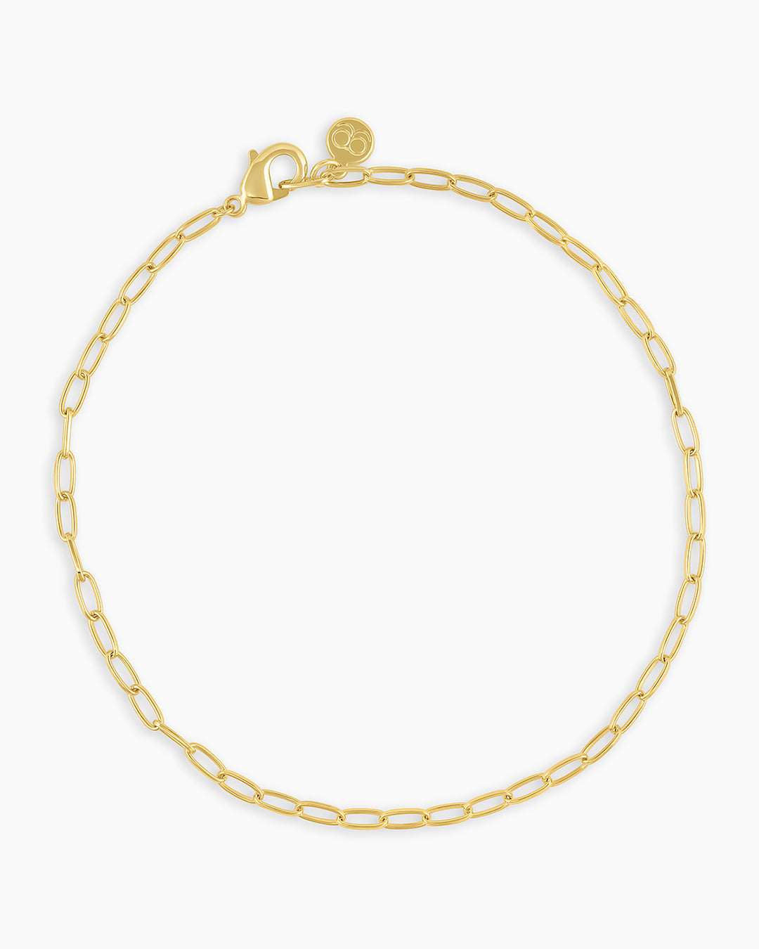 Parker Mini Anklet - Dainty Gold Ankle Bracelet for Women, Delicate Adjustable Chain Foot Jewelry, Perfect for Beach, Summer & Everyday Wear