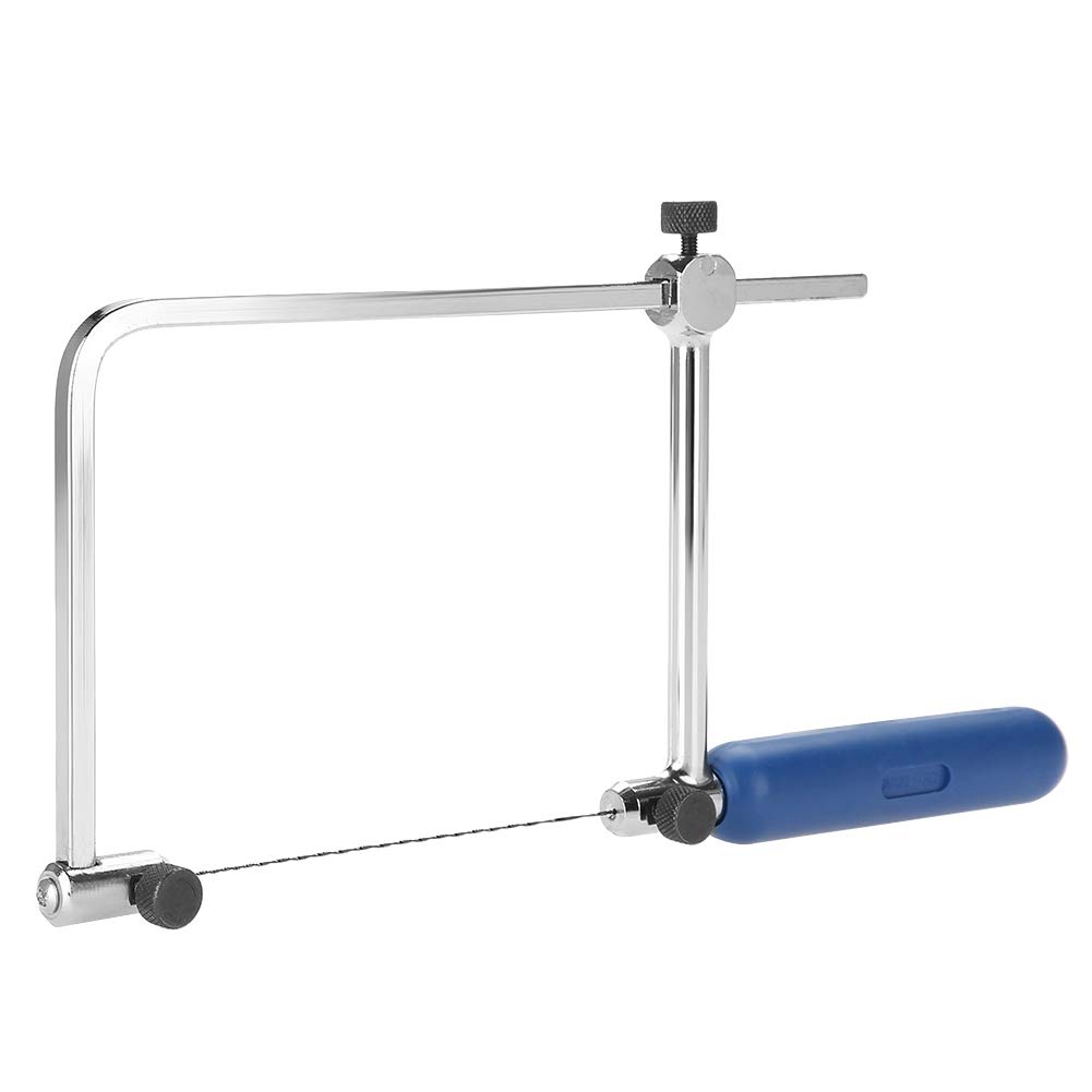 Adjustable Coping Saw & Scroll Saw with High Carbon Steel Blades - Professional Woodworking, Jewelry Making & Metal Cutting Tool (ASB500) - Perfect for DIY Crafts, Home Renovation & Precision Wood Cutting Projects